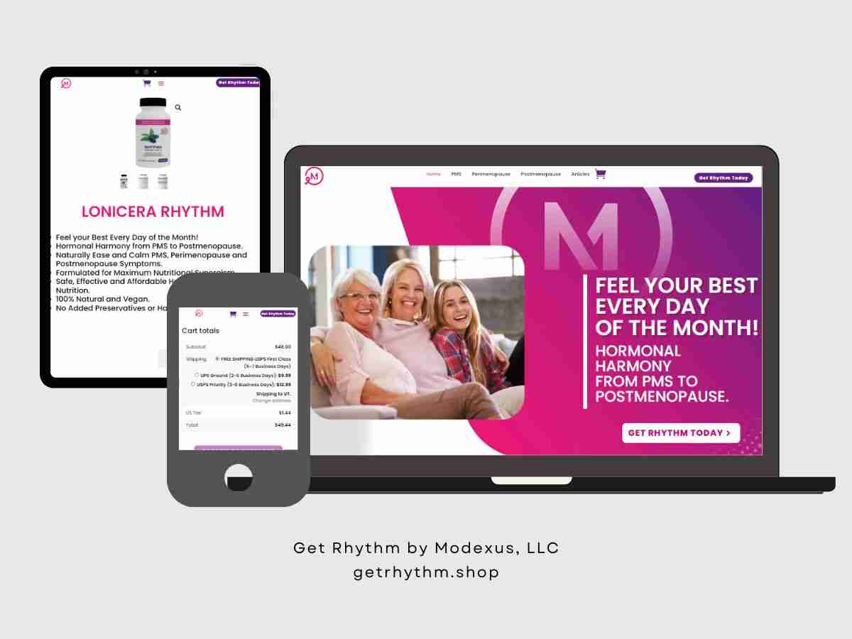 Get Rhythm rebuilt website preview